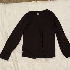 Plain black shirt for girls